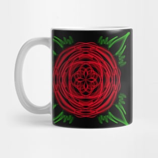 Flower abstract drawing Mug
